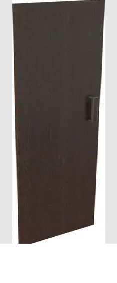 Дверь из ЛДСП к узкому стеллажу К-974. Ф Венге в Нюрбе - nyurba.katalogmebeli.com | фото