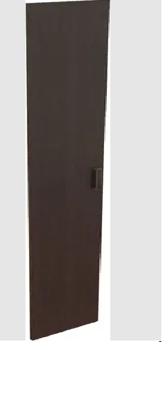Дверь из ЛДСП к узкому стеллажу К-975. Ф Венге в Нюрбе - nyurba.katalogmebeli.com | фото
