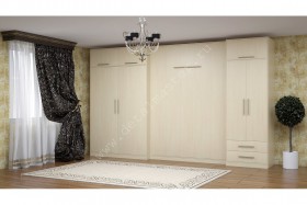 Комплект мебели со шкаф-кроватью трансформер Ратмир в Нюрбе - nyurba.katalogmebeli.com | фото 2