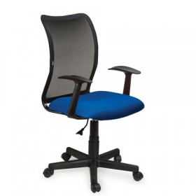 Кресло BRABIX Spring MG-307 (сине-черный) в Нюрбе - nyurba.katalogmebeli.com | фото 3
