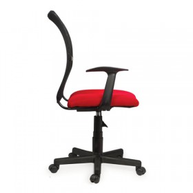 Кресло BRABIX Spring MG-307 (красно-черный) в Нюрбе - nyurba.katalogmebeli.com | фото 3