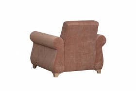 Кресло для отдыха "Порто" (велюр киви корица / микровельвет крем) в Нюрбе - nyurba.katalogmebeli.com | фото 6
