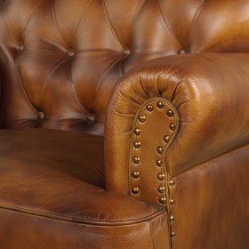 Кресло кожаное Чарльз в Нюрбе - nyurba.katalogmebeli.com | фото 5
