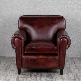 Кресло кожаное Элегант (Бордовый) в Нюрбе - nyurba.katalogmebeli.com | фото 7