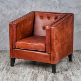 Кресло кожаное Лофт Аристократ (ширина 1100 мм) в Нюрбе - nyurba.katalogmebeli.com | фото 2