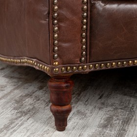 Кресло кожаное Лофт Аристократ (ширина 1100 мм) в Нюрбе - nyurba.katalogmebeli.com | фото 3