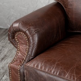 Кресло кожаное Лофт Аристократ (ширина 1100 мм) в Нюрбе - nyurba.katalogmebeli.com | фото 5
