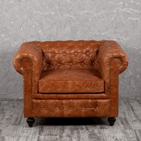 Кресло кожаное Лофт Честер (кожа буйвола) в Нюрбе - nyurba.katalogmebeli.com | фото 7