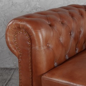 Кресло кожаное Лофт Честер (кожа) в Нюрбе - nyurba.katalogmebeli.com | фото 3
