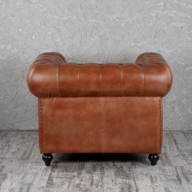 Кресло кожаное Лофт Честер (кожа) в Нюрбе - nyurba.katalogmebeli.com | фото 7