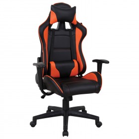 Кресло компьютерное BRABIX GT Racer GM-100 (черный, оранжевый) в Нюрбе - nyurba.katalogmebeli.com | фото 1
