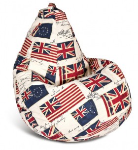 Кресло-мешок Британский Флаг в Нюрбе - nyurba.katalogmebeli.com | фото 1