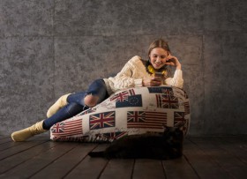 Кресло-мешок Британский Флаг в Нюрбе - nyurba.katalogmebeli.com | фото 3