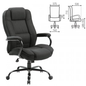 Кресло офисное BRABIX Heavy Duty HD-002 (ткань) в Нюрбе - nyurba.katalogmebeli.com | фото