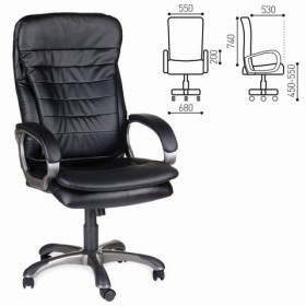 Кресло офисное BRABIX Omega EX-589 (черное) в Нюрбе - nyurba.katalogmebeli.com | фото 1