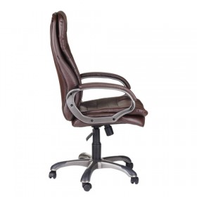 Кресло офисное BRABIX Omega EX-589 (коричневое) в Нюрбе - nyurba.katalogmebeli.com | фото 2