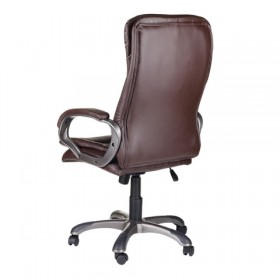 Кресло офисное BRABIX Omega EX-589 (коричневое) в Нюрбе - nyurba.katalogmebeli.com | фото 3