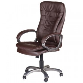 Кресло офисное BRABIX Omega EX-589 (коричневое) в Нюрбе - nyurba.katalogmebeli.com | фото 4