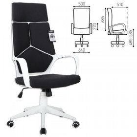 Кресло офисное BRABIX Prime EX-515 (черная ткань) в Нюрбе - nyurba.katalogmebeli.com | фото