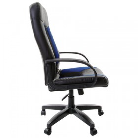 Кресло офисное BRABIX Strike EX-525 (сине-черный) в Нюрбе - nyurba.katalogmebeli.com | фото 2