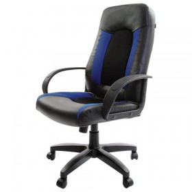 Кресло офисное BRABIX Strike EX-525 (сине-черный) в Нюрбе - nyurba.katalogmebeli.com | фото 5