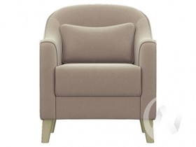 Кресло отдыха Комфорт-4 (бесцветный лак/CATANIA LATTE) в Нюрбе - nyurba.katalogmebeli.com | фото 2