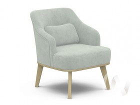 Кресло отдыха Комфорт-5 низкая спинка (бесцветный лак/FRESCA BRILLIANT) в Нюрбе - nyurba.katalogmebeli.com | фото