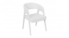 Кресло «Техас 1» (Белый матовый/Экокожа Белый №66) в Нюрбе - nyurba.katalogmebeli.com | фото