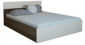 Кровать 0,8м Юнона с настилом (Венге / Дуб) в Нюрбе - nyurba.katalogmebeli.com | фото 2