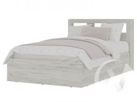 Кровать 1,2 МС Гранд (дуб крафт белый) в Нюрбе - nyurba.katalogmebeli.com | фото