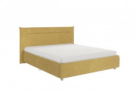 Кровать 1,6 Альба с основанием (Медовый велюр) в Нюрбе - nyurba.katalogmebeli.com | фото