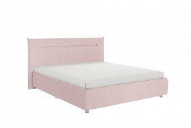 Кровать 1,6 Альба с основанием (Нежно-розовый велюр) в Нюрбе - nyurba.katalogmebeli.com | фото