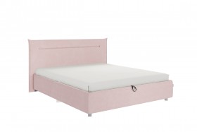 Кровать 1,6 Альба (Нежно-розовый велюр/под-мех) в Нюрбе - nyurba.katalogmebeli.com | фото 1