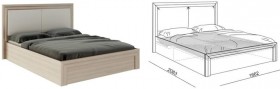 Кровать 1,6 Глэдис (М32) с подъемным механизмом Распродажа в Нюрбе - nyurba.katalogmebeli.com | фото 2