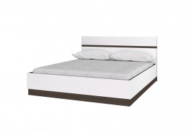 Кровать 1,6м Вегас (Венге/Белый) в Нюрбе - nyurba.katalogmebeli.com | фото 1