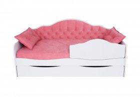 Кровать 170 серии Иллюзия Лайт 1 ящик 89 Розовый (подушки) в Нюрбе - nyurba.katalogmebeli.com | фото