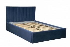 Кровать "Юнона" ш. 1600 (Н=1020мм) (ягуар нэви) в Нюрбе - nyurba.katalogmebeli.com | фото