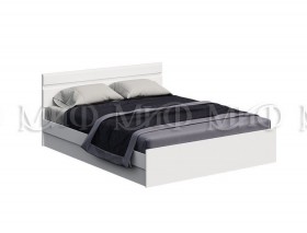 Кровать Нэнси New 1,4м (Белый/белый глянец) в Нюрбе - nyurba.katalogmebeli.com | фото