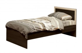 Кровать одинарная 21.55 (шир. 900) с настилом (венге/профиль дуб линдберг)/осн. в Нюрбе - nyurba.katalogmebeli.com | фото