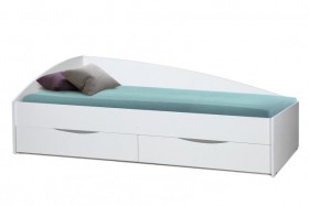 Кровать одинарная "Фея-3" (асимм.) (1900х800) в Нюрбе - nyurba.katalogmebeli.com | фото 1