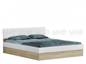 Кровать с подъемным механизмом 1,4 спальня Фортуна (Дуб сонома/белый глянец) в Нюрбе - nyurba.katalogmebeli.com | фото 1