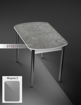 Кухонный стол 1100*700/400 ф 2 Пластик, урбан серый в Нюрбе - nyurba.katalogmebeli.com | фото