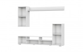 Мебель для гостиной МГС 4 (Белый/Цемент светлый) в Нюрбе - nyurba.katalogmebeli.com | фото 5