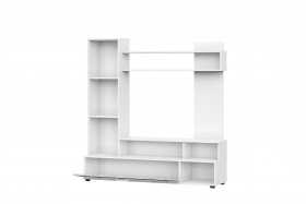 Мебель для гостиной "МГС 9" Белый / Цемент светлый в Нюрбе - nyurba.katalogmebeli.com | фото 3