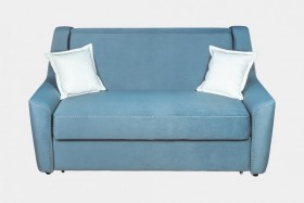 Мини-диван "Криспи" с 2-мя подушками в Нюрбе - nyurba.katalogmebeli.com | фото