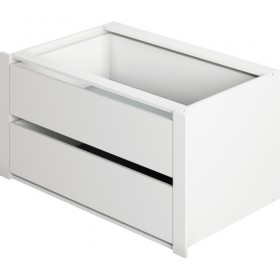 Модуль с ящиками для шкафа 600 Белый снег в Нюрбе - nyurba.katalogmebeli.com | фото