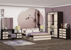 Модульная спальня Сакура в Нюрбе - nyurba.katalogmebeli.com | фото