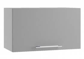 Монца ВПГ 600 Шкаф верхний горизонтальный высокий (Кварц черный/корпус Серый) в Нюрбе - nyurba.katalogmebeli.com | фото