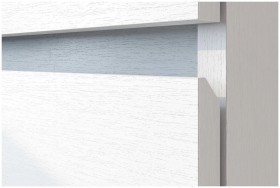 Модульная система "Токио" Пенал Белый текстурный / Белый текстурный в Нюрбе - nyurba.katalogmebeli.com | фото 3