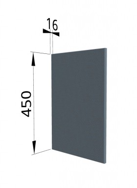 Панель торцевая (для шкафа горизонтального высокого) ВПГ Квадро (Лунный свет) в Нюрбе - nyurba.katalogmebeli.com | фото